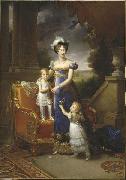 Francois Pascal Simon Gerard Portrait of la duchesse de Berry et ses enfants oil painting